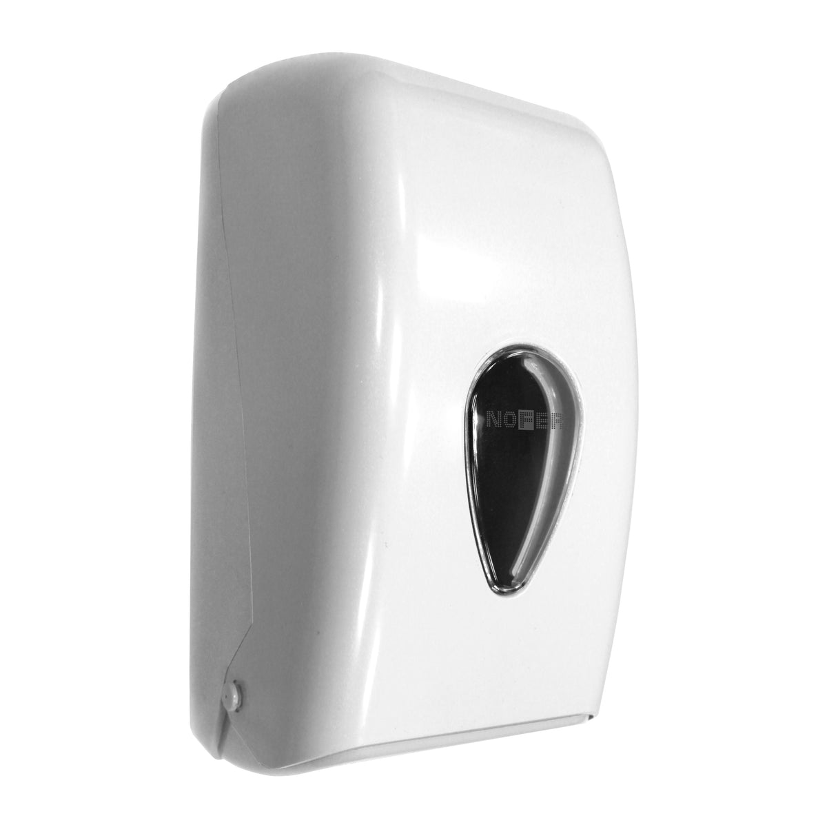 Dispenser carta igienica a foglietti Nofer 05118.W ABS bianco
