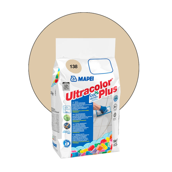 SIGILLANTE ULTRACOLOR PLUS - MAPEI malta cementizia per fughe per eccellenza. Antimuffa, idrorepellente