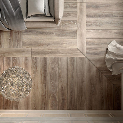 # EVOQUE gres porcellanato effetto legno - TAGINA 5 tonalità per interni ed esterni, venature realistiche in alta definizione