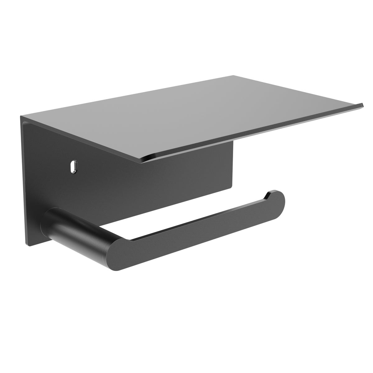 Portarotolo con coperchio Nofer 16876.TT gun metal PVD