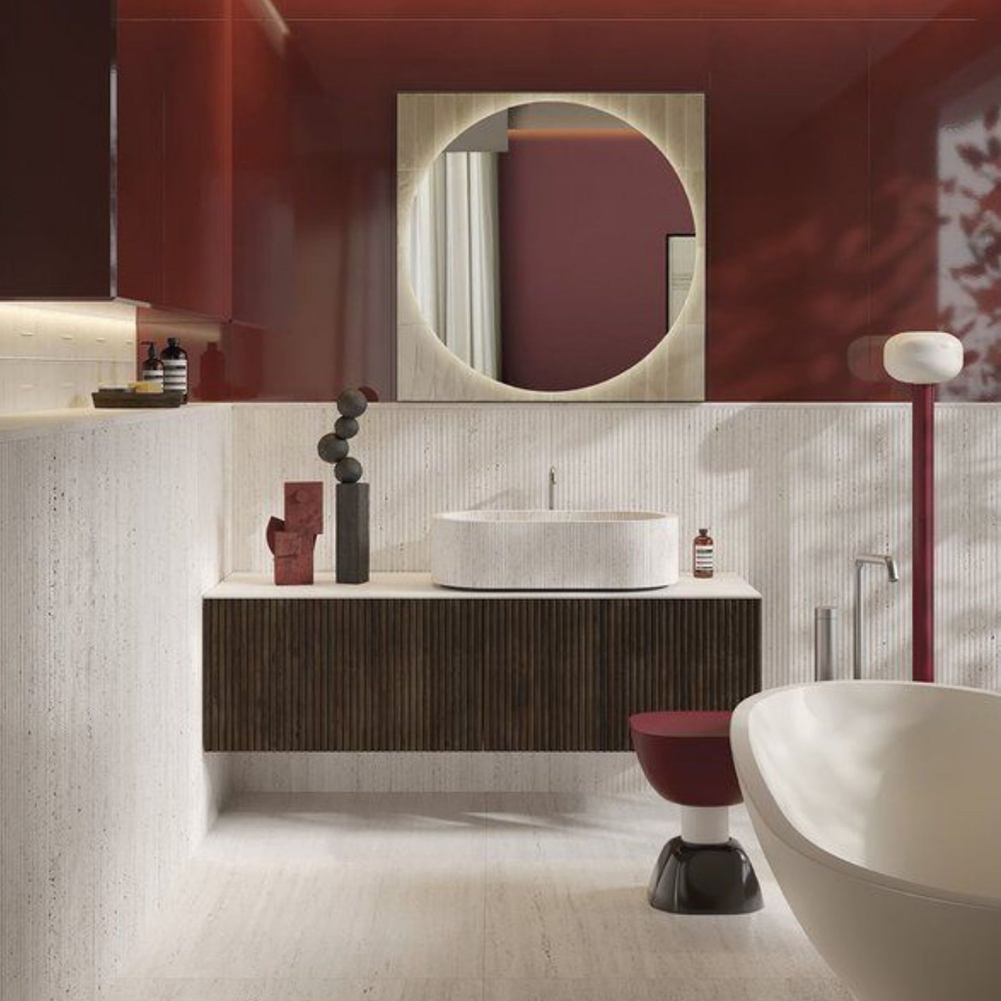 # MATERIA RIVESTIMENTI - FAP CERAMICHE rivestimenti materici per ambienti residenziali orientati alla materia