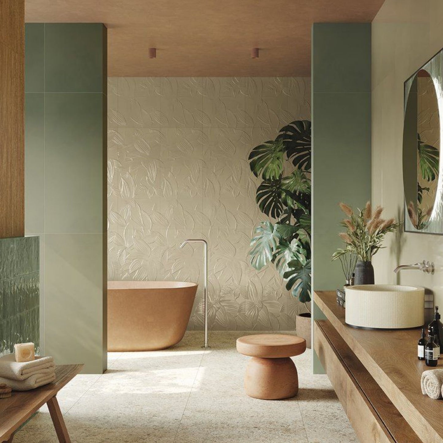 # MATERIA RIVESTIMENTI - FAP CERAMICHE rivestimenti materici per ambienti residenziali orientati alla materia