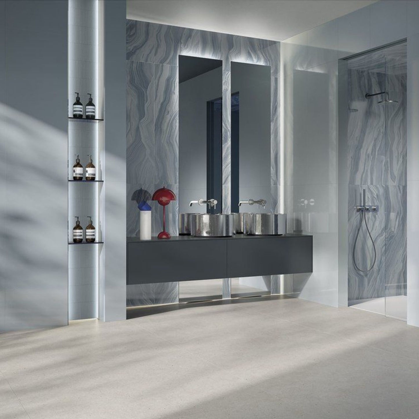 # MATERIA RIVESTIMENTI - FAP CERAMICHE rivestimenti materici per ambienti residenziali orientati alla materia