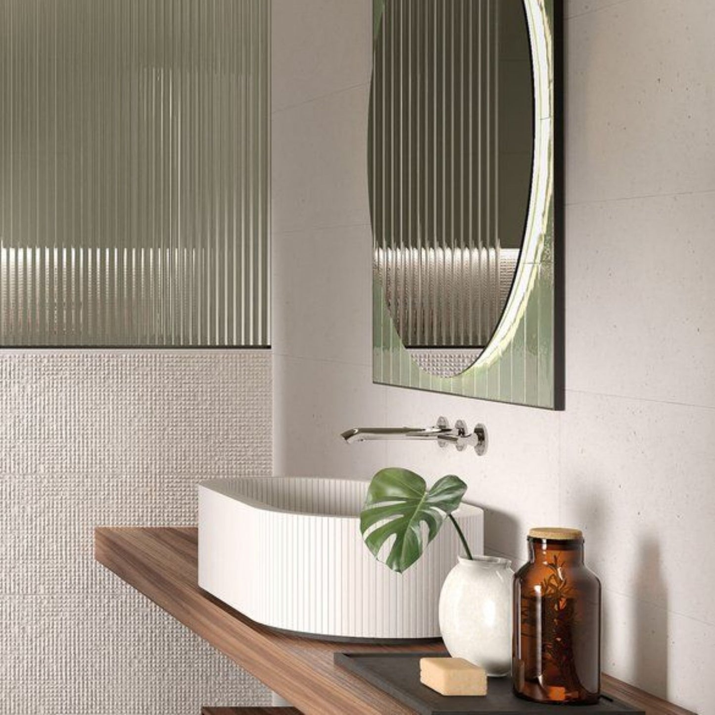 # MATERIA RIVESTIMENTI - FAP CERAMICHE rivestimenti materici per ambienti residenziali orientati alla materia