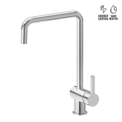 Newform Ergo Miscelatore Lavello Cucina con Bocca Girevole e Doccia Estraibile Doppio Getto