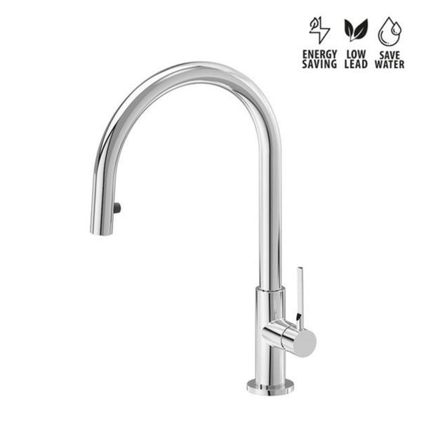 Miscelatore Cucina Newform Maki Design Moderno per Lavello in Acciaio Inox
