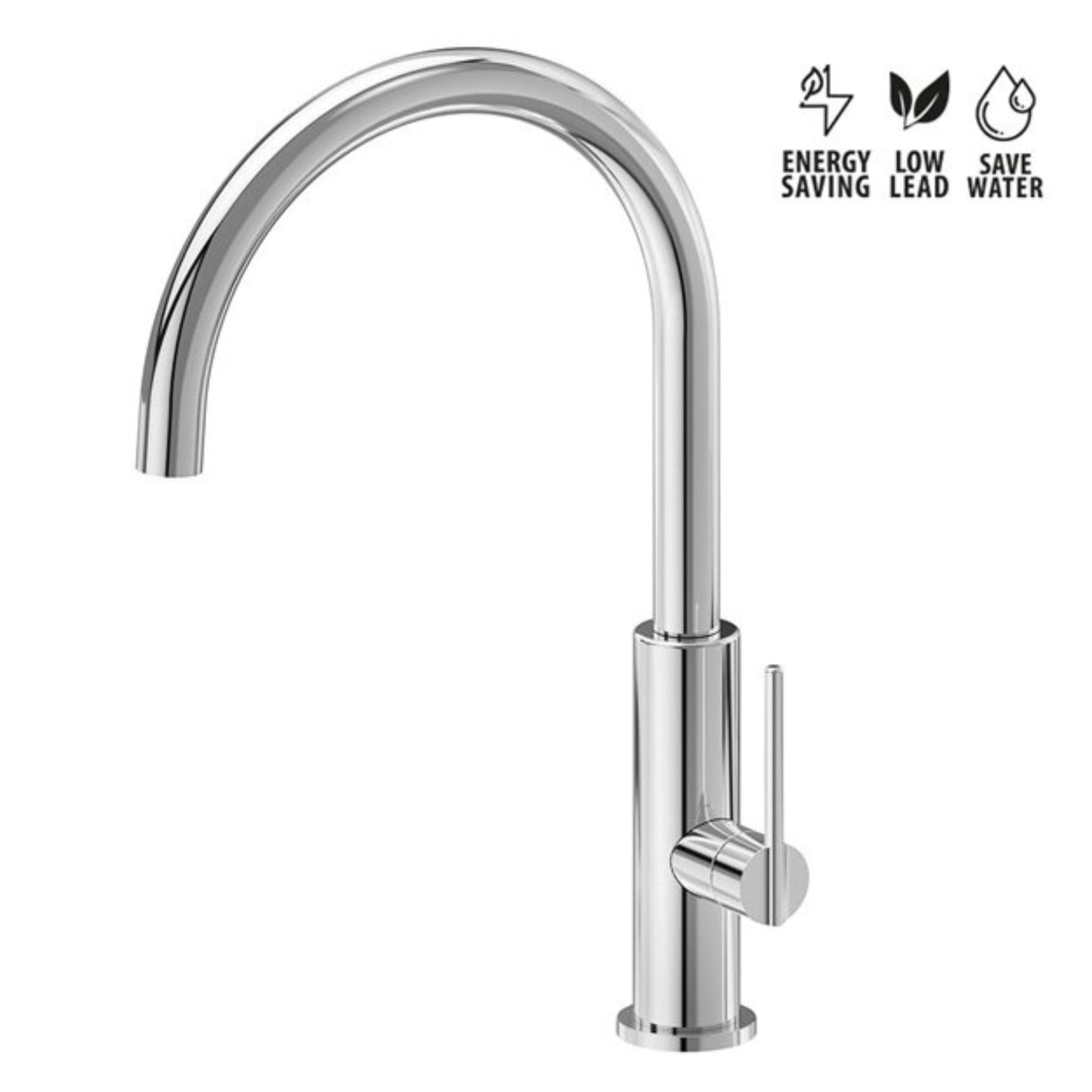 Miscelatore Cucina Newform Konbu Design Moderno Finiture Soft Maple Eucalypt e Cortex Alta Qualità