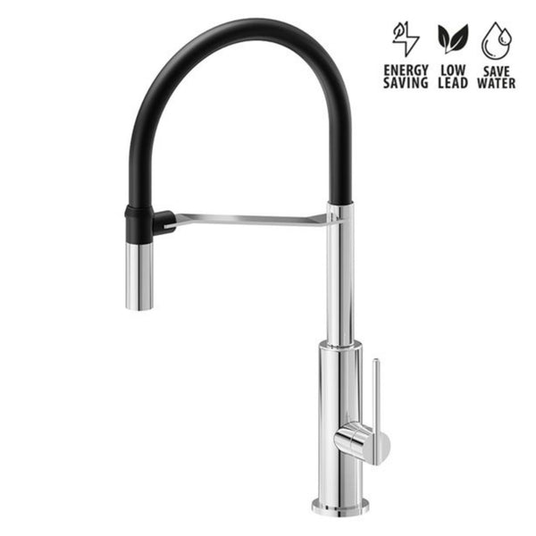 Miscelatore Cucina Newform Konbu Design Moderno Finiture Soft Maple Eucalypt e Cortex Alta Qualità