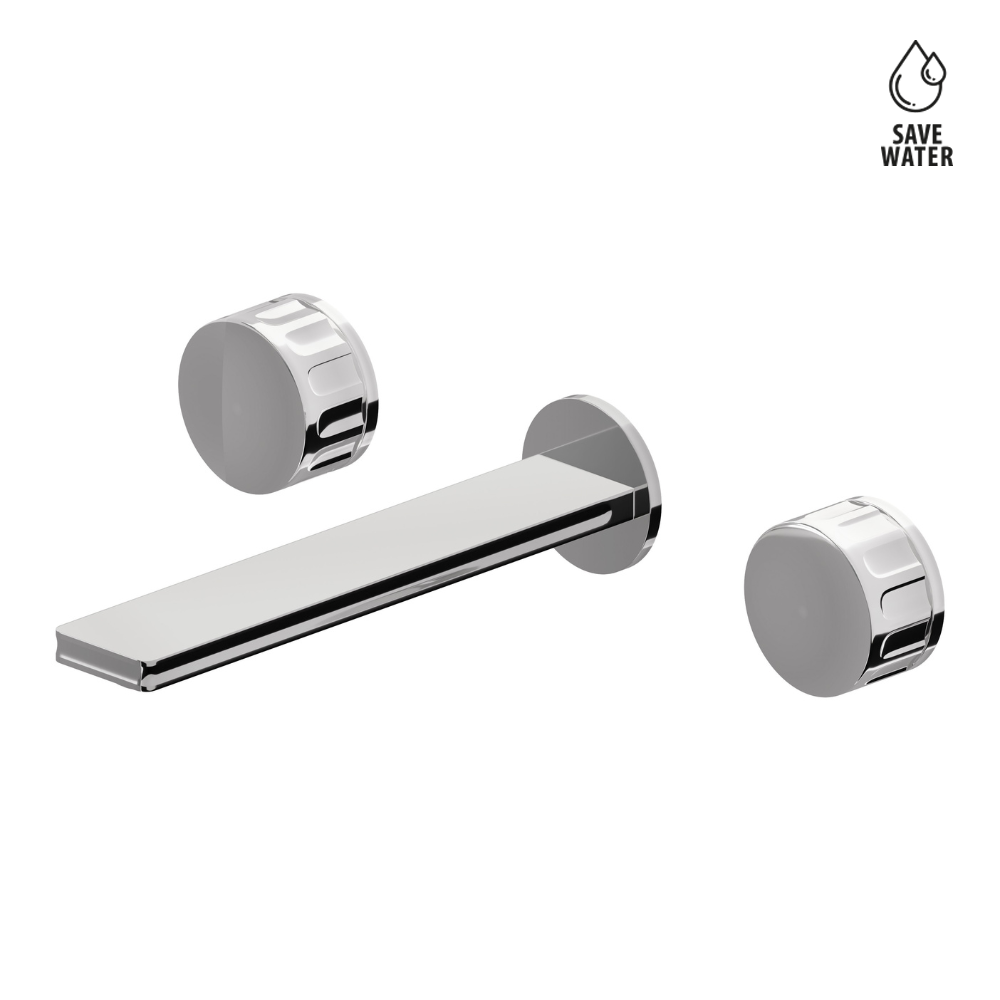 Gruppo Lavabo 3 Fori a Parete Newform Ionika – Design Classico per Bagno Moderno