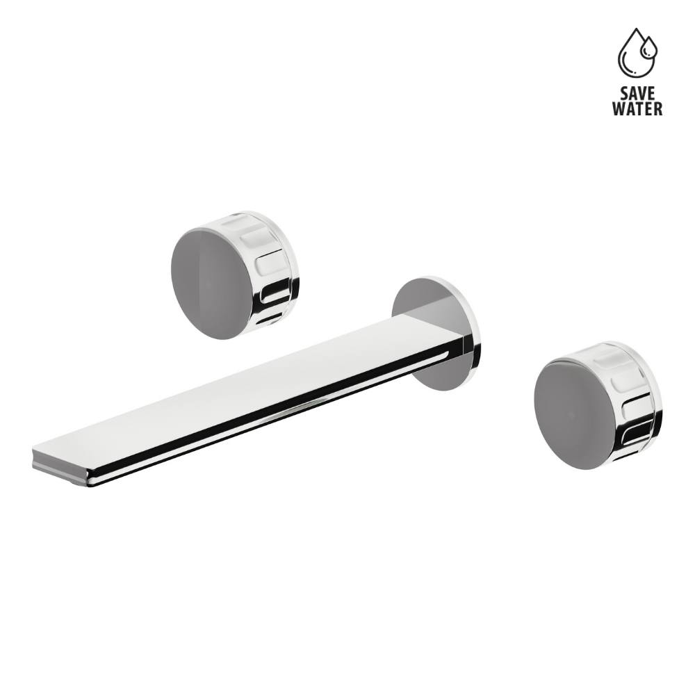 Gruppo Lavabo 3 Fori a Parete Newform Ionika | Design Classico per Bagno Moderno
