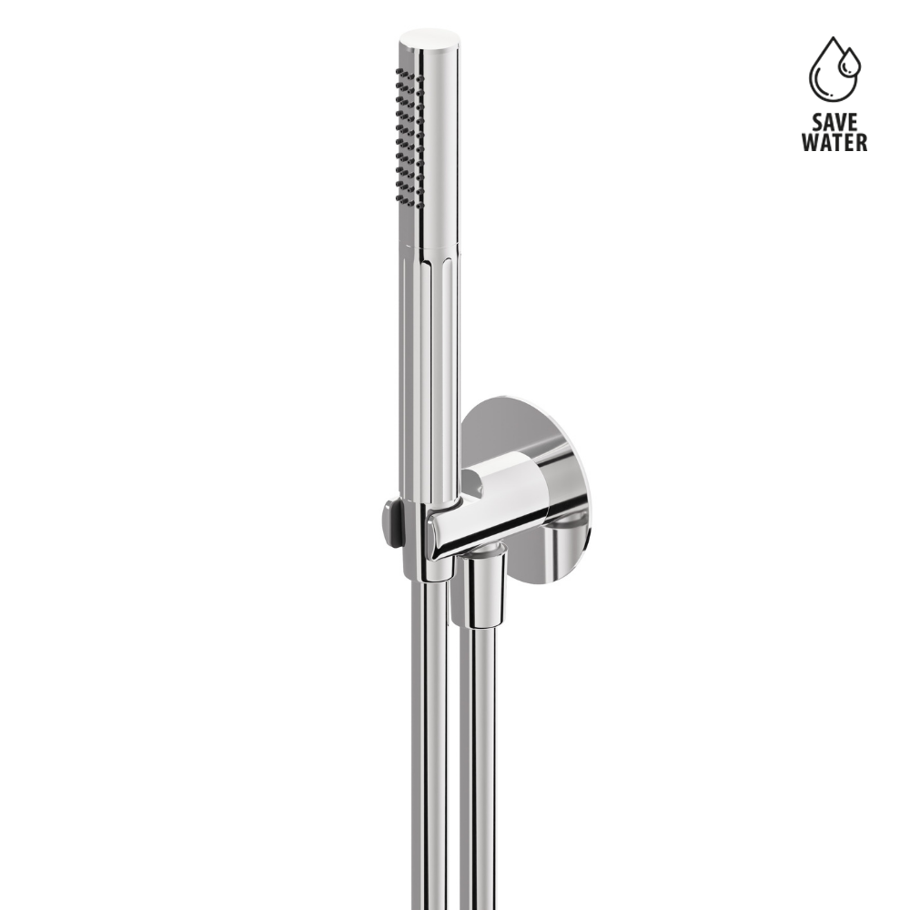 Set Doccia Completo Ionika Newform con Doccetta, Flessibile e Supporto per Bagno di Design