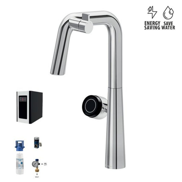 Miscelatore Multifunzionale Newform Alkimia Elettronico Acqua Depurata e Sanitaria Design Hi-Tech