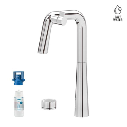 Miscelatore Multifunzionale Newform Alkimia Elettronico Acqua Depurata e Sanitaria Design Hi-Tech
