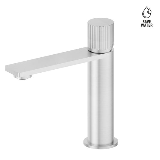 Miscelatore Monocomando per Lavabo in Acciaio Inox Design Minimal Newform Steel Line