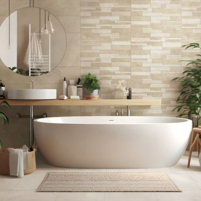 ALASKA SAVOIA ITALIA rivestimenti in bicottura in pasta bianca per bagno e living eleganti e luminosi