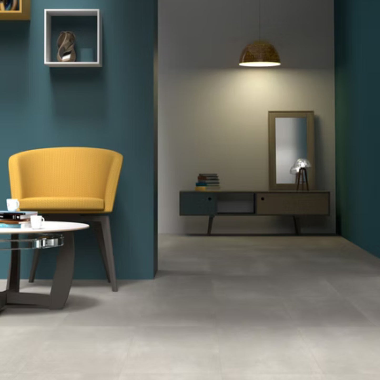 ANTARES SAVOIA ITALIA Piastrelle in gres porcellanato cemento-look per pavimenti e rivestimenti moderni