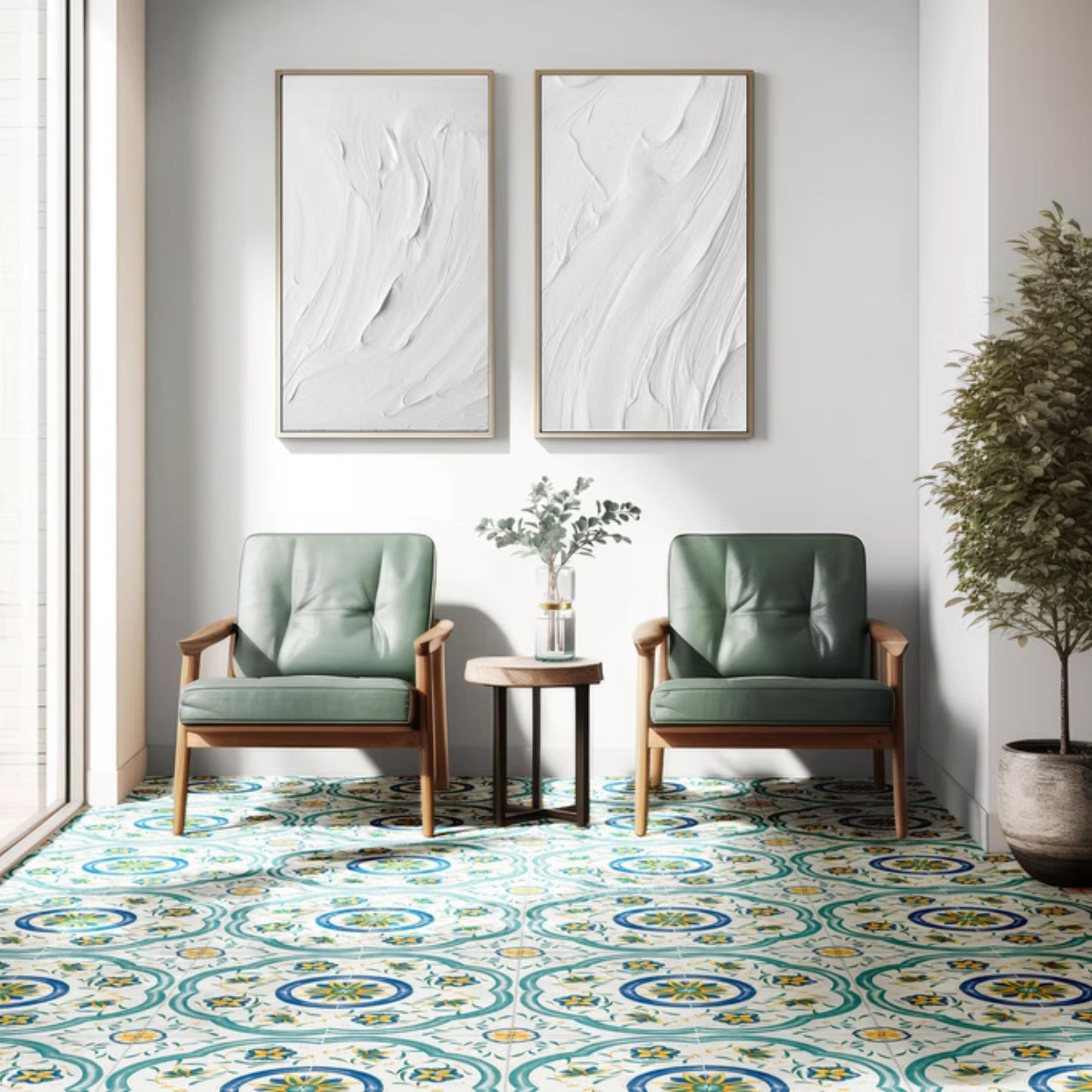 ANTICHE RIGGIOLE NAPOLETANE SAVOIA ITALIA Piastrelle in gres porcellanato decorato effetto maiolica storica della Costiera Amalfitana