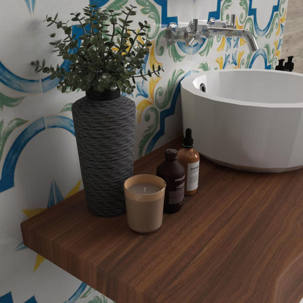 ANTICHE RIGGIOLE NAPOLETANE SAVOIA ITALIA Piastrelle in gres porcellanato decorato effetto maiolica storica della Costiera Amalfitana