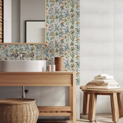 ARTISAN SAVOIA ITALIA rivestimenti in bicottura in pasta bianca effetto mattoncino e decorati per bagno e living