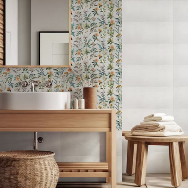 ARTISAN SAVOIA ITALIA rivestimenti in bicottura in pasta bianca effetto mattoncino e decorati per bagno e living