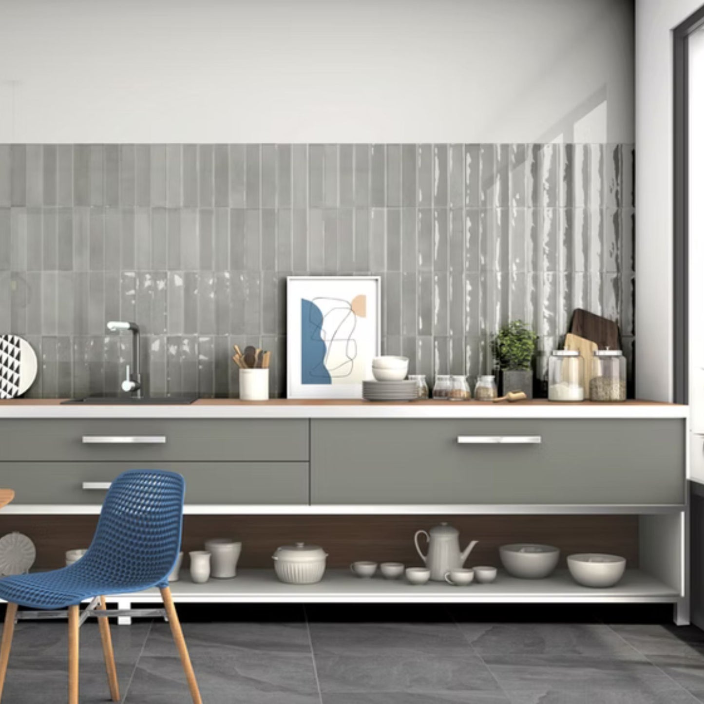 ARTISAN SAVOIA ITALIA rivestimenti in bicottura in pasta bianca effetto mattoncino e decorati per bagno e living