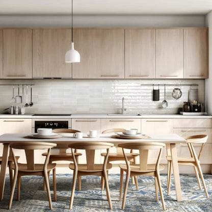 ARTISAN SAVOIA ITALIA rivestimenti in bicottura in pasta bianca effetto mattoncino e decorati per bagno e living