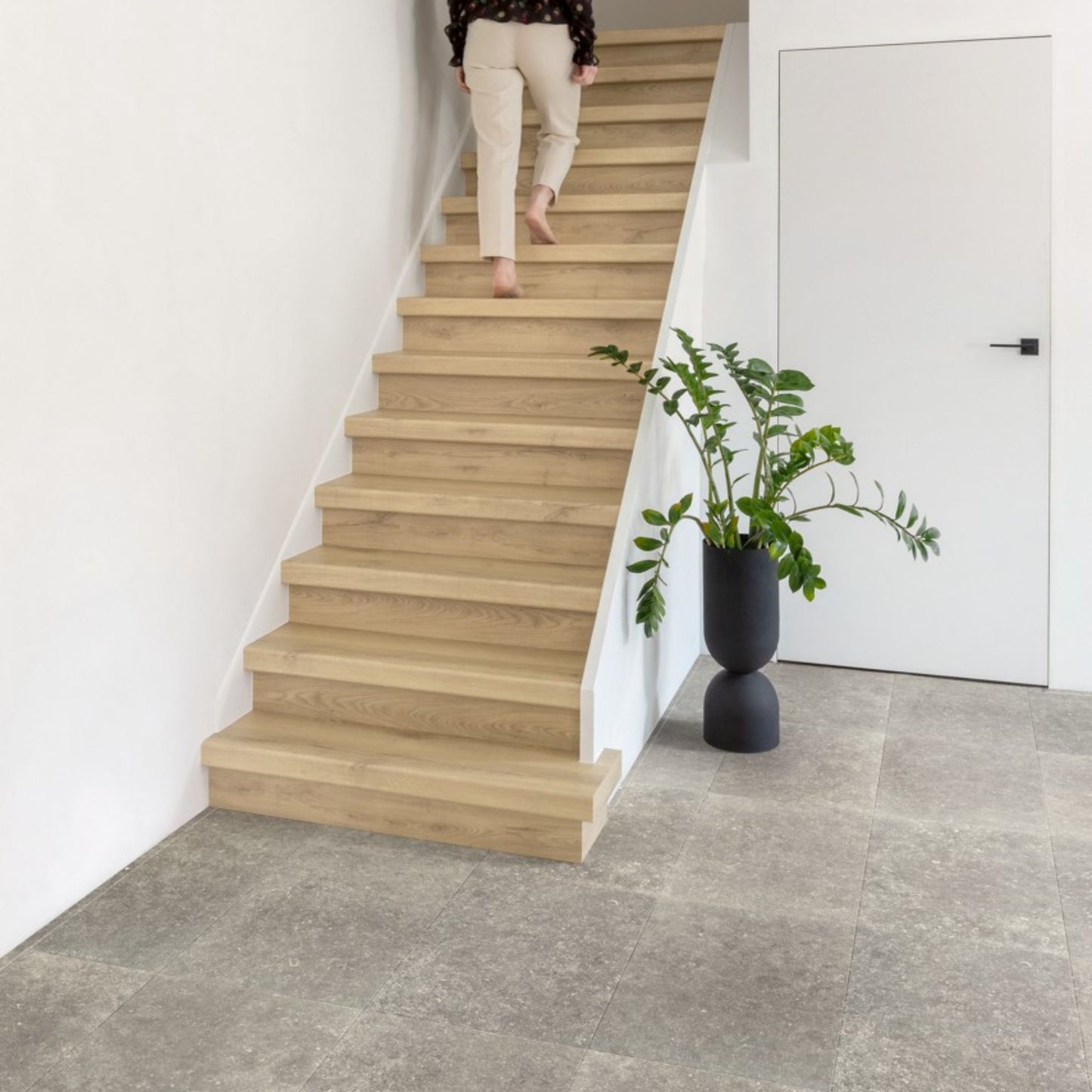 Pavimento in Laminato CAPTURE MUSE ARDESIA DEL CREPUSCOLO QUICK-STEP effetto pietra compatibilità con riscaldamento a pavimento per ambienti domestici