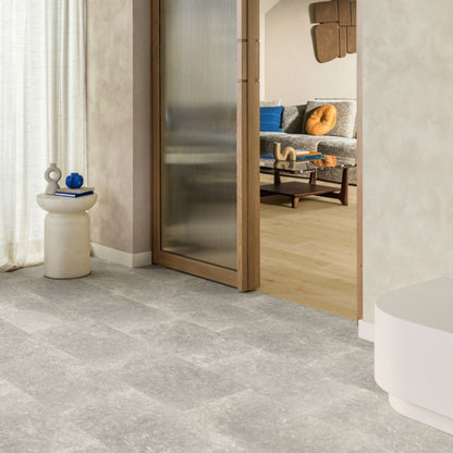 Pavimento in Laminato CAPTURE MUSE ARDESIA DEL CREPUSCOLO QUICK-STEP effetto pietra compatibilità con riscaldamento a pavimento per ambienti domestici