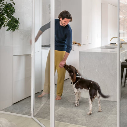 Pavimento in Laminato CAPTURE MUSE ARDESIA DEL CREPUSCOLO QUICK-STEP effetto pietra compatibilità con riscaldamento a pavimento per ambienti domestici