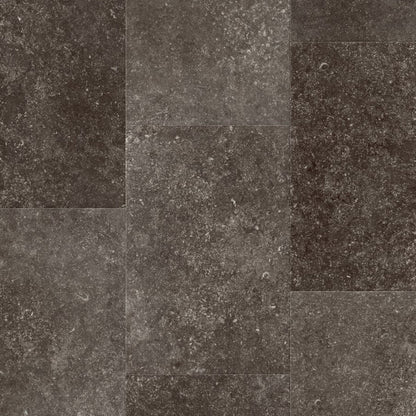 Pavimento in Laminato MUSE ARDESIA DEL FUMOIR QUICK-STEP impermeabili effetto pietra grigio con tecnologia Hydroseal, posa Uniclic