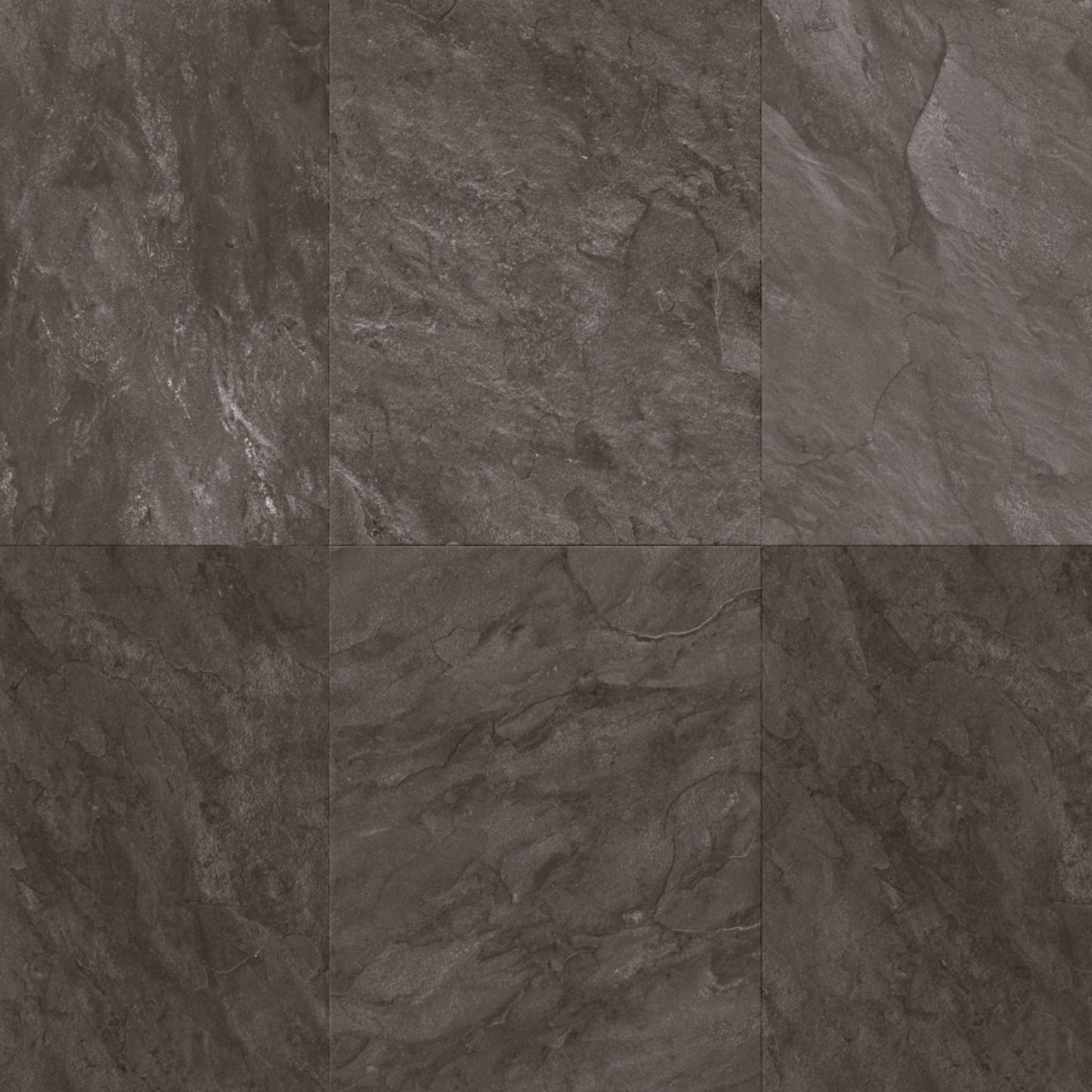 Pavimento in Laminato CAPTURE MUSE ARDESIA GRIGIA QUICK-STEP effetto ardesia grigia impermeabile con bisellatura naturale, posa Uniclic e classe 32