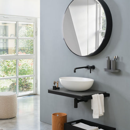 # BACINELLA DA APPOGGIO ECO da 58cm - CIELO proposta moderna e compatta per ambienti bagno dinamici e raffinati