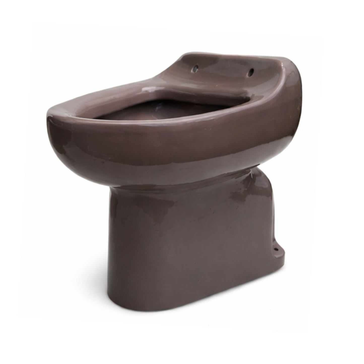 WC Linea CONCA MARRONE IDEAL STANDARD a pavimento in ceramica smaltata con design classico per bagni vintage