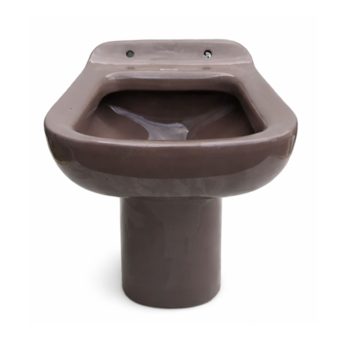 WC Linea CONCA MARRONE IDEAL STANDARD a pavimento in ceramica smaltata con design classico per bagni vintage