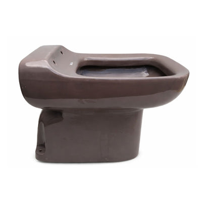 WC Linea CONCA MARRONE IDEAL STANDARD a pavimento in ceramica smaltata con design classico per bagni vintage