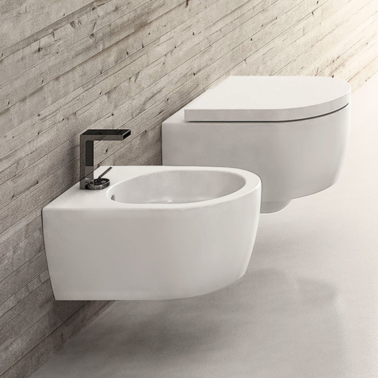 # BIDET SOSPESO MINI 48 SMILE - CIELO sanitario dalle dimensioni compatte ideale per bagni piccoli