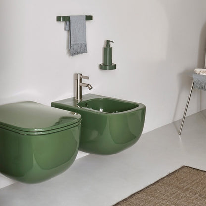 # BIDET SOSPESO monoforo ERA - CIELO compatibile Combifix con troppopieno e scarico rimless