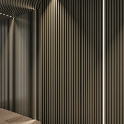 # BOISERIE DOGA - RES ITALIA Rivestimenti per pareti con doghe verticali e finiture personalizzabili