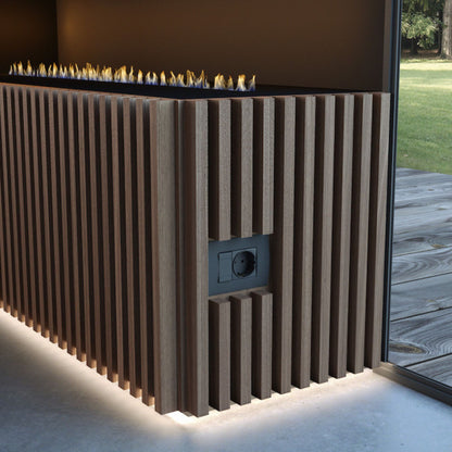 # BOISERIE DOGA - RES ITALIA Rivestimenti per pareti con doghe verticali e finiture personalizzabili