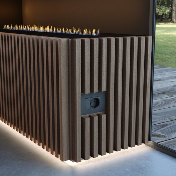 # BOISERIE DOGA - RES ITALIA Rivestimenti per pareti con doghe verticali e finiture personalizzabili