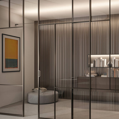 # BOISERIE WAVE - RES ITALIA Rivestimenti per pareti con solchi scolpiti e giochi di luce