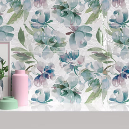 BOTANICAL SAVOIA ITALIA rivestimenti in bicottura in pasta bianca per bagno e living ispirati alla natura