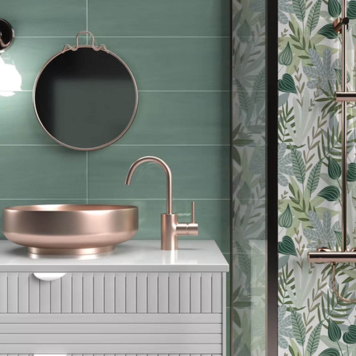 BOTANICAL SAVOIA ITALIA rivestimenti in bicottura in pasta bianca per bagno e living ispirati alla natura