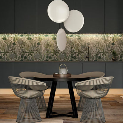 BOTANICAL SAVOIA ITALIA rivestimenti in bicottura in pasta bianca per bagno e living ispirati alla natura