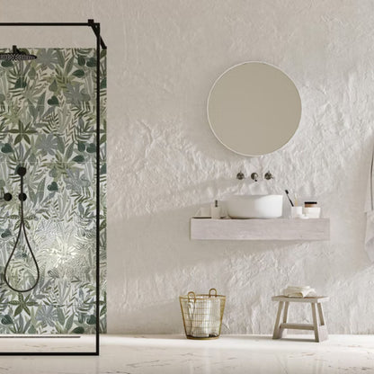 BOTANICAL SAVOIA ITALIA rivestimenti in bicottura in pasta bianca per bagno e living ispirati alla natura