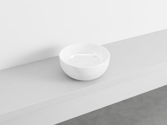 # LAVABO da APPOGGIO SHUI Ø40 - CIELO lavandino a bacinella in ceramica per bagno