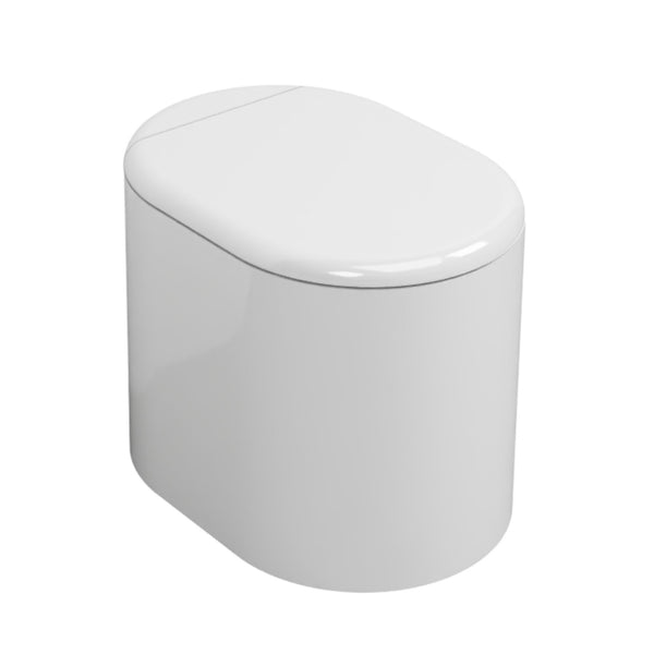 # WC A TERRA ITACA con accessorio inox integrato a destra - CIELO sanitari a pavimento in ceramica vaso per bagno
