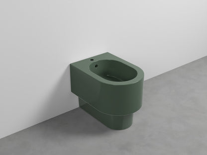 # BIDET A TERRA OTIS in ceramica filo muro monoforo - CIELO Le linee morbide lo rendono ideale per bagni moderni ed eleganti