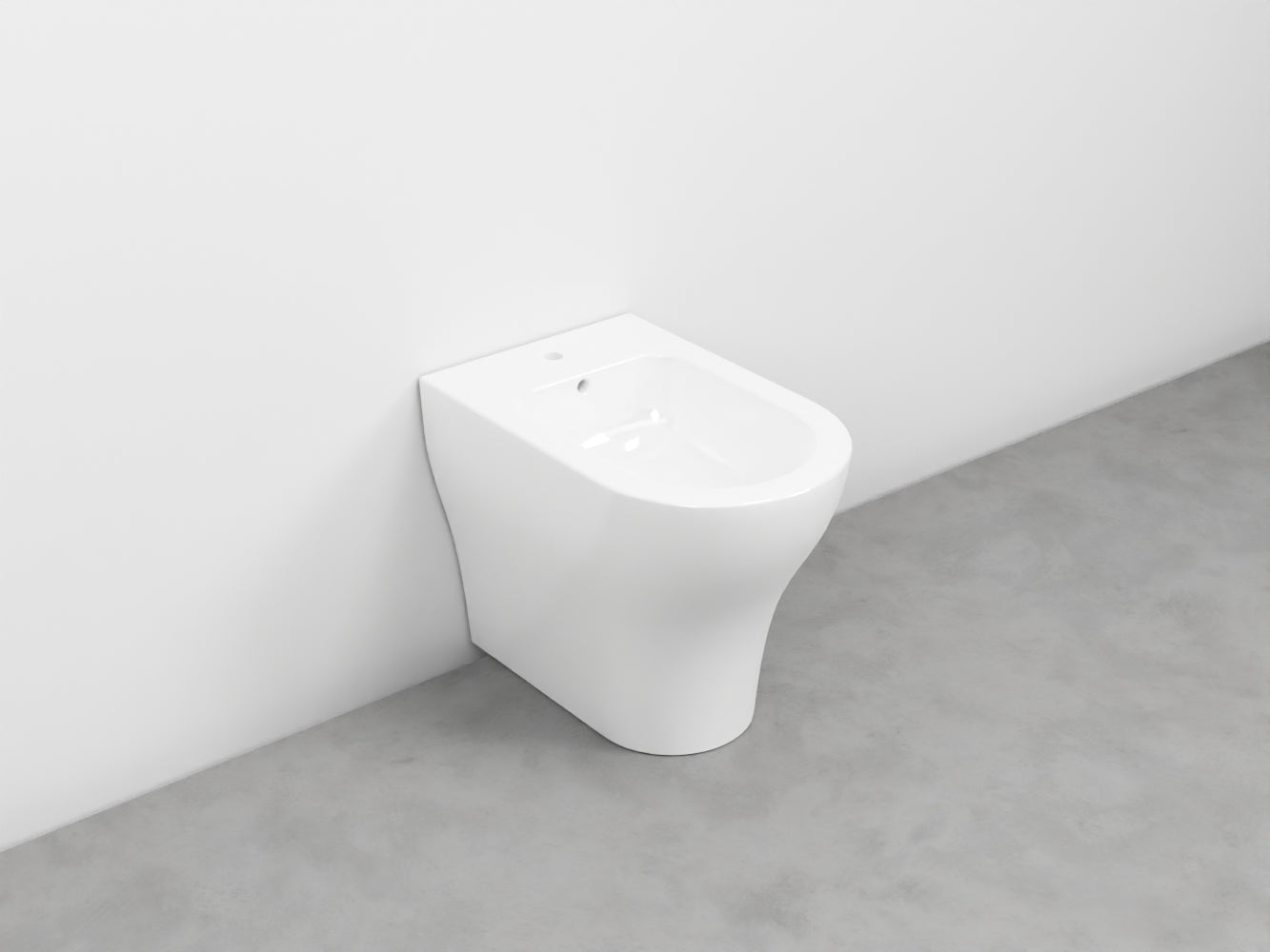 # BIDET A TERRA ENJOY 53 - CIELO sanitari in ceramica per bagno installazione a terra filomuro