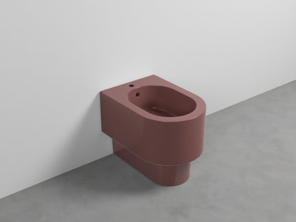 # BIDET A TERRA OTIS in ceramica filo muro monoforo - CIELO Le linee morbide lo rendono ideale per bagni moderni ed eleganti
